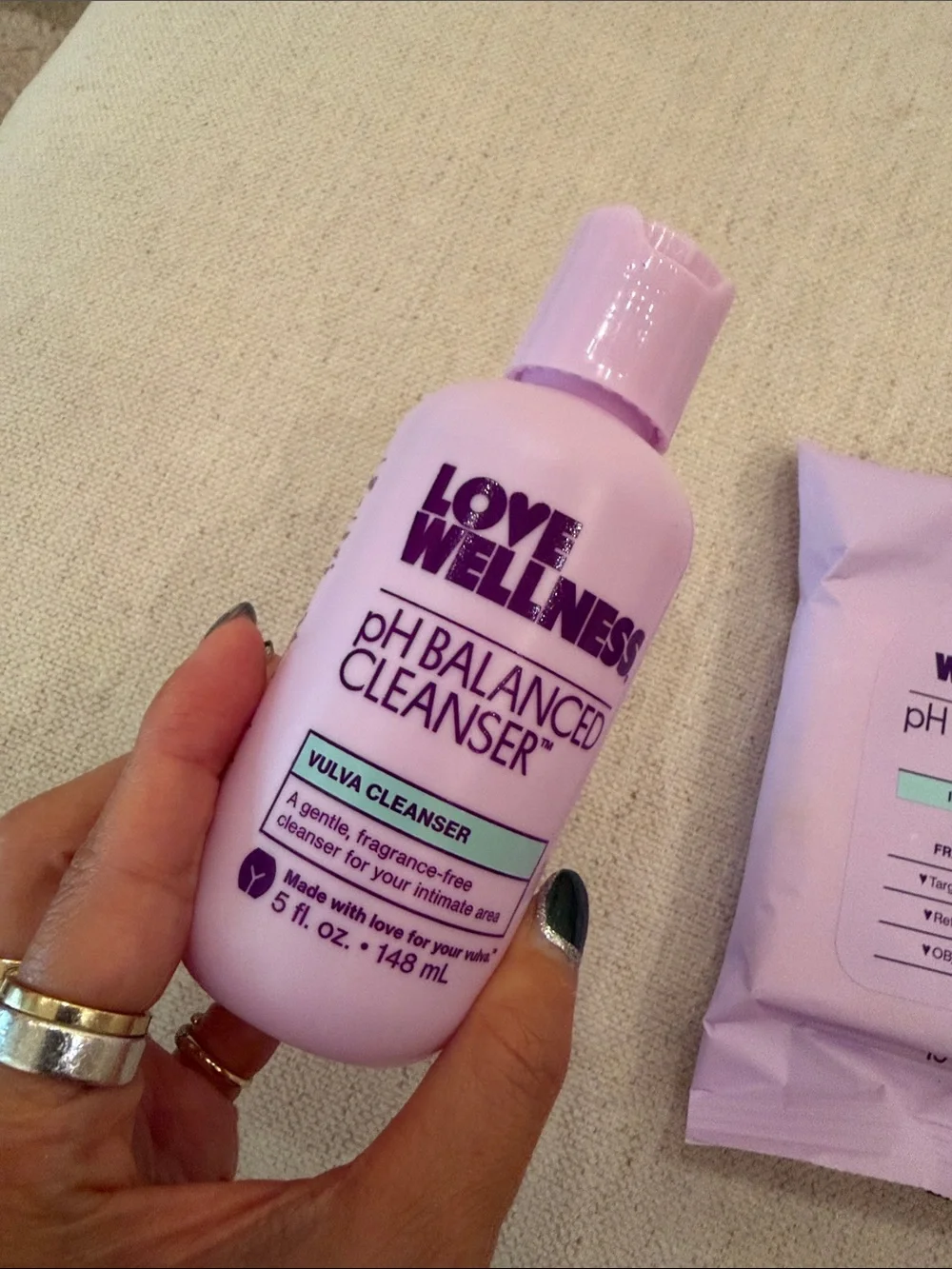 Love wellness comfy cream ph balance cleanser wipes set revolve *
